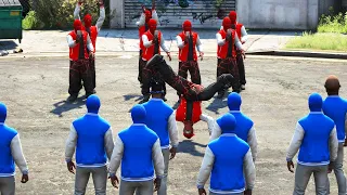 GTA 5 - BLOODS VS CRIPS DANCE BATTLE WHO WILL WIN?