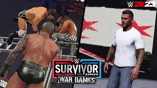 Men's War Games match (CM Punk returns!) Survivor Series 2023 Highlights | WWE 2K23 SIMULATION