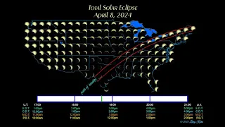Total Solar Eclipse in April 2024! See the path of totality in amazing visualizations