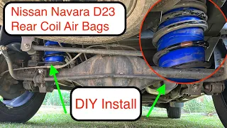 Nissan Navara NP300 D23 Rear airbag install (DIY)