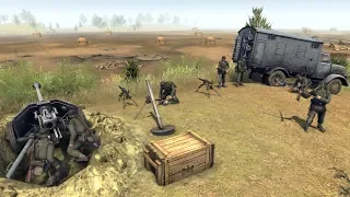 Defense Line Building Techniques & Tutorial | RobZ Realism | Men of War: Assault Squad 2 Gameplay