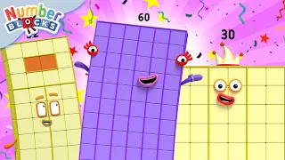 Happy Mother's Day!| Learn to Count | Math Cartoon for Kids | @Numberblocks