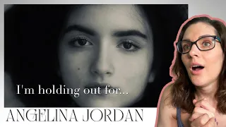LucieV Reacts to ANGELINA JORDAN - I'm Still Holding out for You (Fan made video)