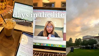 days in the life @emory university📓studying, making friends, being productivei