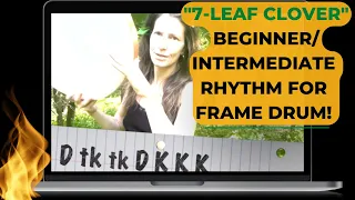 ☘️ Beginner- Intermediate Frame Drum Instructional: Learn the "7-Leaf Clover" Rhythm | Marla Leigh