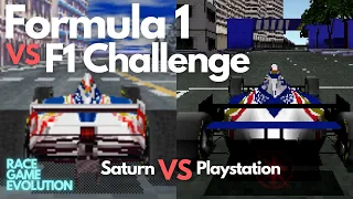 Formula 1 (Playstation) vs F1 Challenge (Saturn) | Monaco | Williams FW17