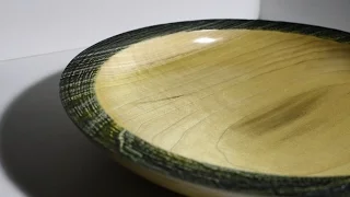 Turning a Poplar Bowl on the Lathe