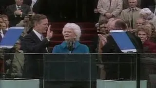 Jan. 20, 1989: Inaugural Ceremonies for George H.W. Bush