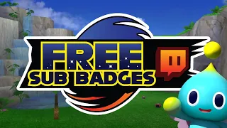 I Made YOU Twitch Sub Badges for FREE! - Sonic the Hedgehog Pack for Twitch
