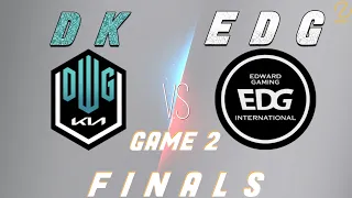 DK vs EDG Game 2 | Worlds 2021 Finals | DWG KIA vs EDward Gaming