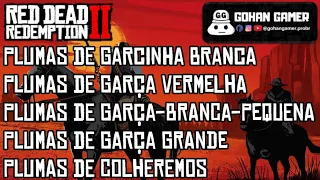 Plumas - Garça Branca, Garça Vermelha, Garça Grande e Colheremos - Red Dead Redemption 2