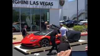 Lamborghini Centenario Unveiling in Las Vegas!!