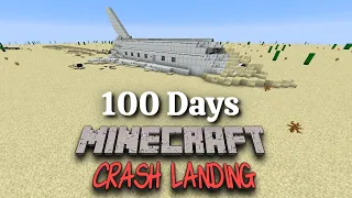 I Survived 100 Days in Crash Landing Survival.. Here's What Happened