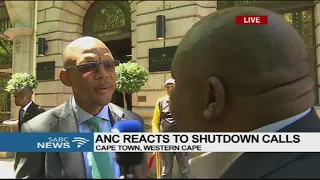 Pule Mabe reacts to the shutdown calls