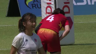 China vs Singapore (Women)  -Asia Rugby Sevens Series  - Sri Lanka 7s 2018