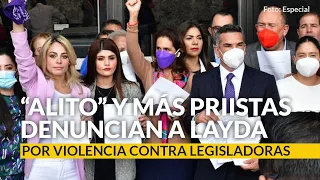 “Alito” y más priistas denuncian a Layda ante FGR por violencia contra legisladoras