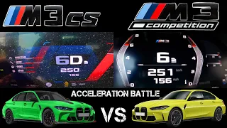 2024 BMW M3 CS vs 2023 BMW M3 Competition