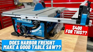 Can You Get Pro Table Saw Features On A Budget?  ||  Hercules HE77 ||  Overview and Review
