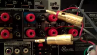 How to make surround sound speaker wire connections to a home theater receiver