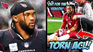 WOW! Cardinals QB Kyler Murray tears his ACL and is OUT FOR THE YEAR!