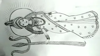 Laxmi Mata ka Chitra !! Laxmi ji ka Chitra !! drawing tutorial !!