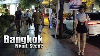 4K Busy rush hour in Bangkok Sukhumvit Thailand travel Vlog (feat.soicowboy )