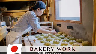 Solo Female Baker, Production and Sales |  Sourdough bread making in Japan | Documentary