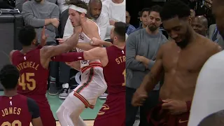 DONNAVON MITCHELL PUNCHES ZACH COLLINS & HUGE FIGHT! BREAKS OUT! FULL FIGHT!! EJECTIONS CALLED!