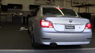 BMW E60 545i muffler delete