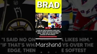 BRAD MARSHAND хоккеист БОСТОНА лучший в НХЛ, в которого бросил перчатку Панарин #youtube #new #news