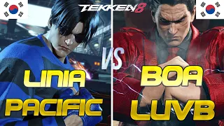 Tekken 8 ▰ Linia Pacific (Jin Kazama) Vs BoA Luvb (Kazuya) ▰ Ranked Matches