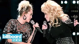 Miley Cyrus, Dolly Parton, & Pentatonix Perform 'Jolene' on 'The Voice' | Billboard News