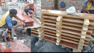 9/18 का प्लाइवुड का फर्में कैसे बनाते है ? full work plywood shuttering farma l mjshuttering l