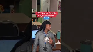 POV: Teacher ignores a student getting bullied and then…