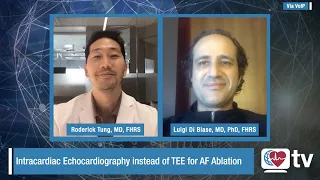 HRStv Update: Intracardiac Echocardiography instead of TEE for AF Ablation