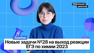 Новые задачи №28 на выход реакции. ЕГЭ по химии 2023 | Екатерина Строганова