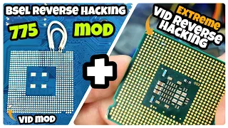 🔥MODIFY AND HACK my MOTHERBOARD with INTEL 775 CPU!👈🏻👈🏻😉 OVERCLOCK G41 + BSEL MOD + VID MOD