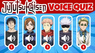 Guess Jujutsu Kaisen Anime Character by Their Voice 🔥🗣️ | Jujutsu Kaisen Quiz