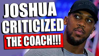 Anthony Joshua CRITICIZED THE COACH FOR TACTICS FOR A REMATCH WITH Alexander Usyk / Tyson Fury Usyk