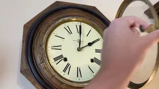 Seikosha 8 day wall clock 1930