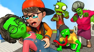 오징어 게임 SQUID GAME Doll is Pregnant - Nick & Tani Rescue Huggy Wuggy - Scary Teacher 3D