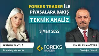 Dolarda Yükseliş Sürer mi? | Teknik Analiz | 03.03.2022 | İsmail Aslanözyar | Perihan Tantuğ