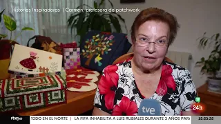 Carmen, profesora de patchwork