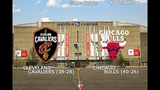 Cleveland Cavaliers vs Chicago Bulls LIVE REACTION/Play-By-Play