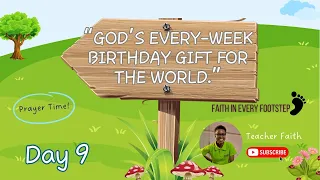 10 Days of Prayer for Kids 2024 - Day 9- Teacher Faith