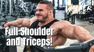 Nick Walker | ROAD TO 100K SUBS! | FULL SHOULDERS AND TRICEPS!