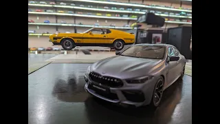 1:18 Diecast Review Unboxing BMW M8 GC by GT Spirit  & Ford Mustang Mach1 by AutoArt #BMW #review