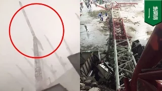 Mecca crane collapse: Large crane collapses, kills dozens at Saudi Arabia's Grand Mosque - TomoNews