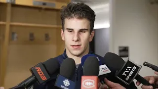 Filip Mesar feels confident after game vs Maple Leafs