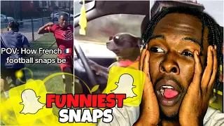 You Laugh you lose | funniest french snaps and videos | AMERICAN REACTS TO FRENCH RAP MEMES